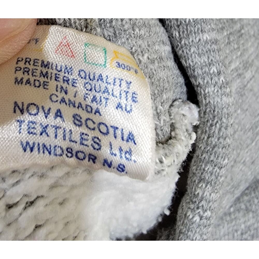Gym-Master Small Vintage 80s Nova Scotia Textiles TriBlend Hoodie Gorpcore Retro - Picture 4 of 8